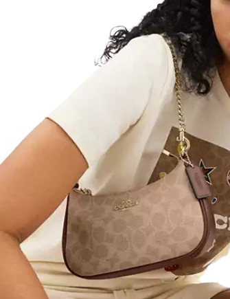 Coach Teri Mini Crossbody Bag In Signature Canvas
