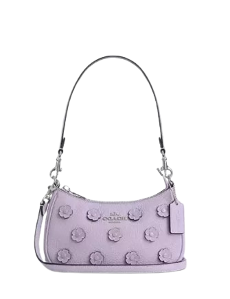 Coach Teri Mini Crossbody Bag With Floral Applique