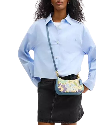 Coach Teri Mini Crossbody Bag With Floral Print