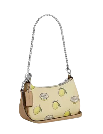 Coach Teri Mini Crossbody Bag With Lemon Print