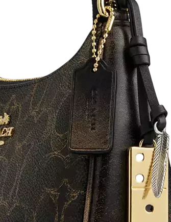 Coach Teri Shoulder Bag In Loved Signature Canvas With Charms