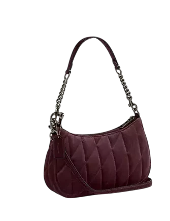 Coach Teri Shoulder Bag In Organic Cotton With Quilting