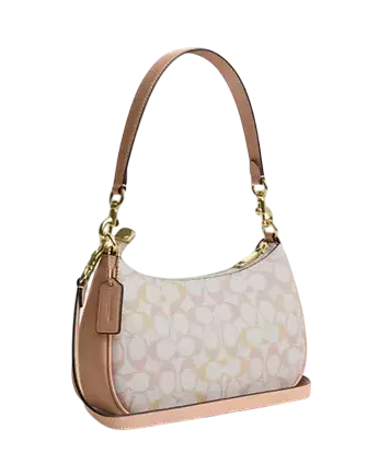 Coach Teri Shoulder Bag In Pretty Signature Canvas