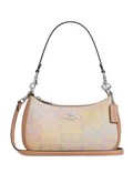 Coach Teri Shoulder Bag In Rainbow Signature Canvas