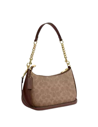 Coach Teri Shoulder Bag In Signature Canvas