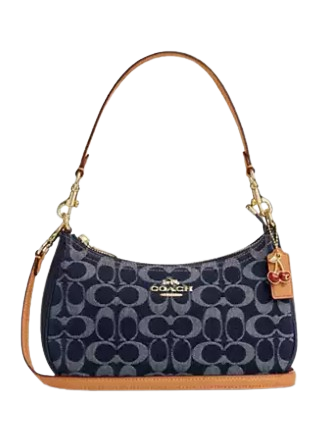 Coach Teri Shoulder Bag In Signature Denim