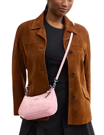 Coach Teri Shoulder Bag In Signature Leather With Heart Charm