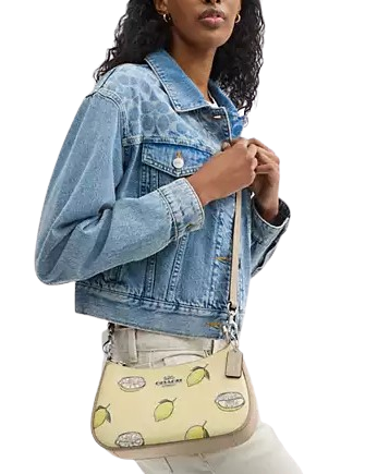 Coach Teri Shoulder Bag With Lemon Print