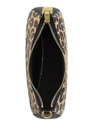 Coach Teri Shoulder Bag With Leopard Print