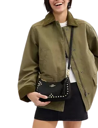 Coach Teri Shoulder Bag With Rivets