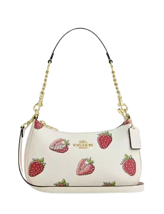 Coach Teri Shoulder Bag With Strawberry Print