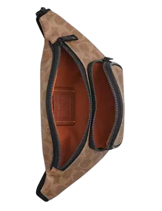 Coach Travis Belt Bag 30 In Signature Canvas
