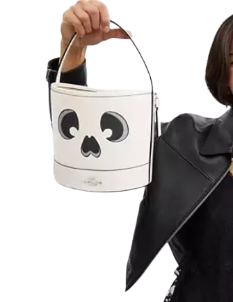 Coach Trick Or Treat Bucket With Halloween Ghost
