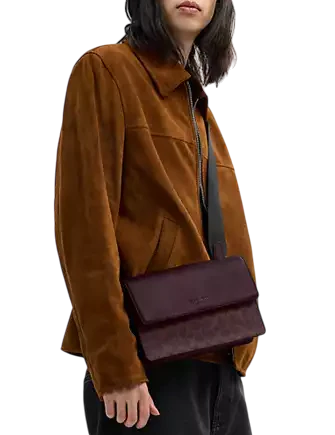 Coach Turner Flap Crossbody Bag In Signature Canvas