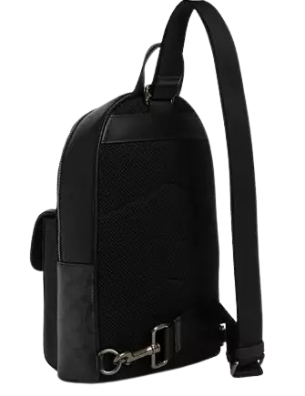 Coach Turnlock Sling Pack In Signature Canvas