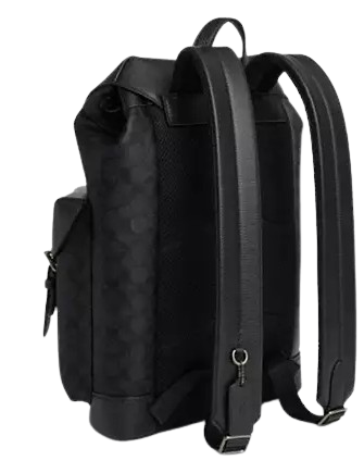 Coach Warner Backpack In Signature Canvas
