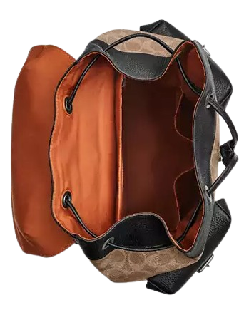 Coach Warner Backpack In Signature Canvas