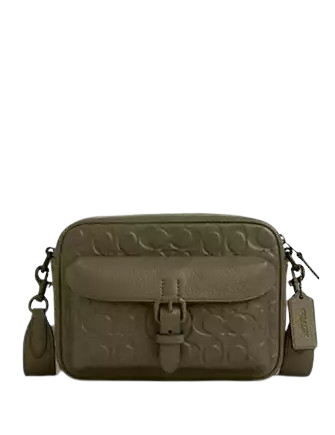 Coach Warner Crossbody Bag In Signature Leather