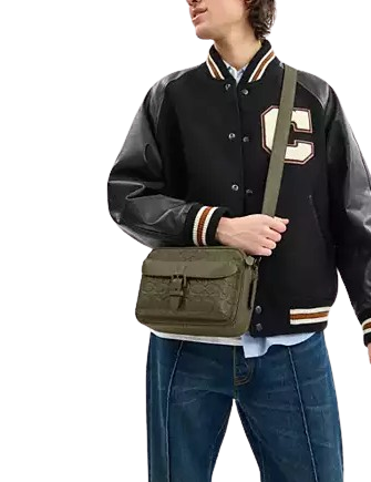 Coach Warner Crossbody Bag In Signature Leather