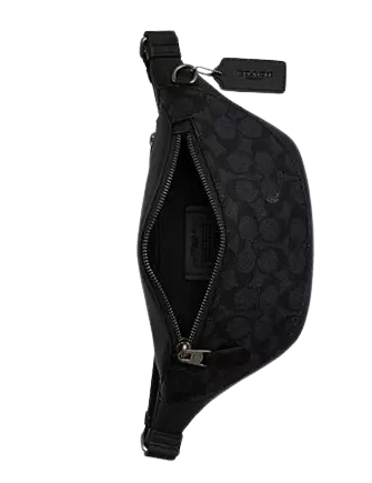 Coach Warren Mini Belt Bag In Signature Canvas