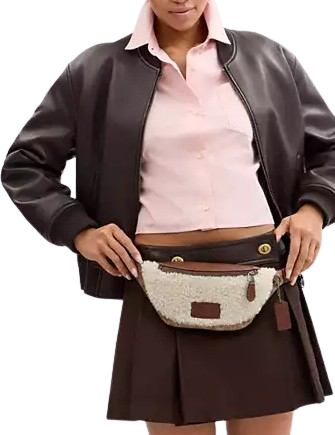 Coach Warren Mini Belt Bag In Signature Canvas