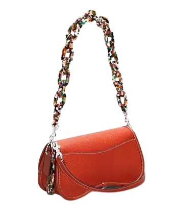 Coach Wavy Dinky Bag In Coachtopia Leather