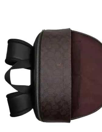 Coach West Backpack In Blocked Signature Canvas