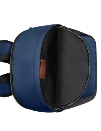 Coach West Backpack In Colorblock Signature Canvas