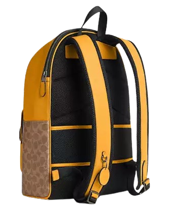 Coach West Backpack In Colorblock Signature Canvas