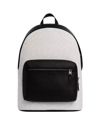 Coach West Backpack In Signature Canvas