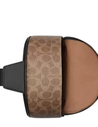 Coach West Pack In Blocked Signature Canvas
