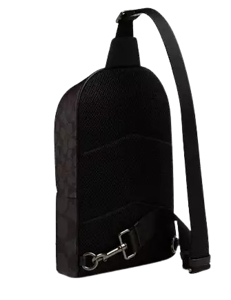 Coach West Pack In Blocked Signature Canvas