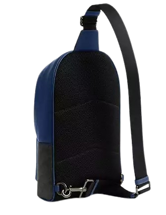 Coach West Pack In Colorblock Signature Canvas