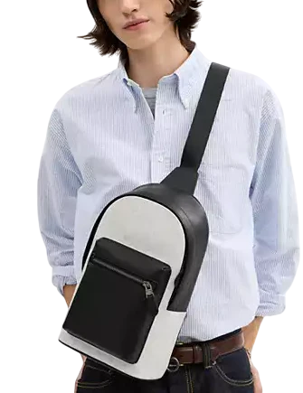 Coach West Pack In Signature Canvas