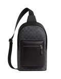 Coach West Pack In Signature Canvas