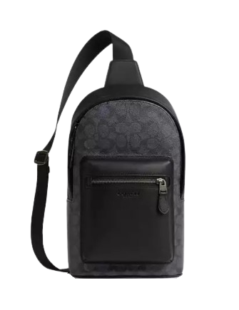 Coach West Pack In Signature Canvas