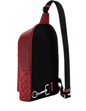 Coach West Pack In Signature Denim