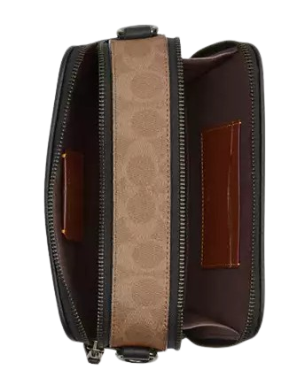 Coach Wyatt Crossbody Bag In Blocked Signature Canvas