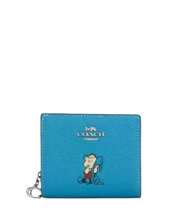 Coach X Peanuts Snap Wallet With Linus