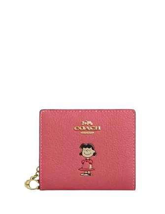 Coach X Peanuts Snap Wallet With Lucy