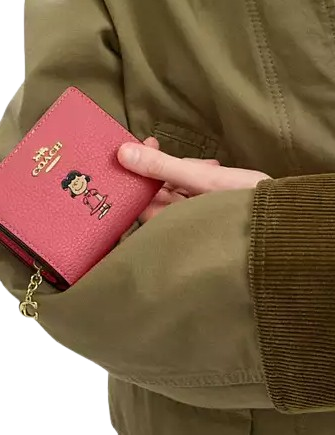 Coach X Peanuts Snap Wallet With Lucy