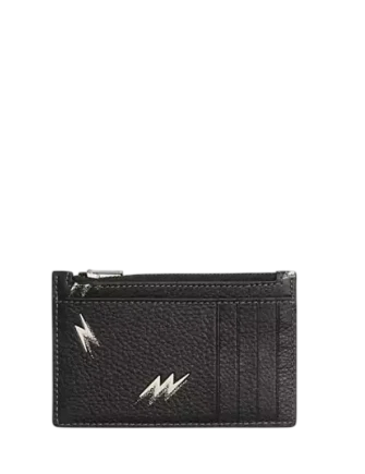 Coach Zip Card Case With Lightning Bolt Print