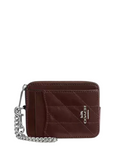 Coach Zip Card Case With Quilting