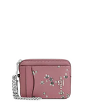 Coach Zip Card Case With Star Print