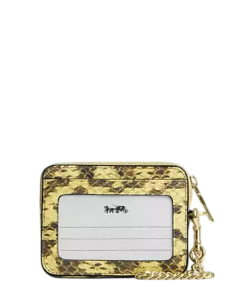 Coach Zip Card Case