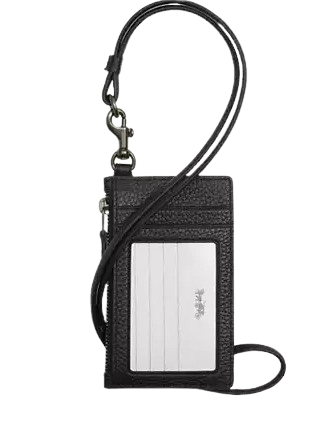 Coach Zip Lanyard Card Case