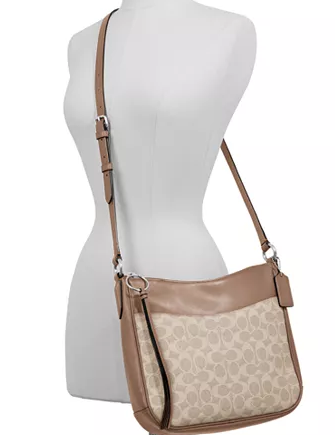 Coach Coated Canvas Signature Chaise Crossbody