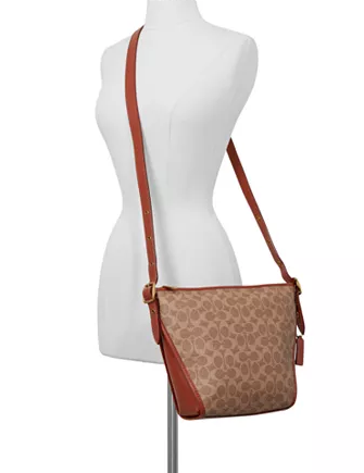 Coach Coated Canvas Signature Dufflette
