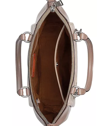 Coach Coated Canvas Signature Elise Satchel