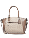 Coach Coated Canvas Signature Elise Satchel